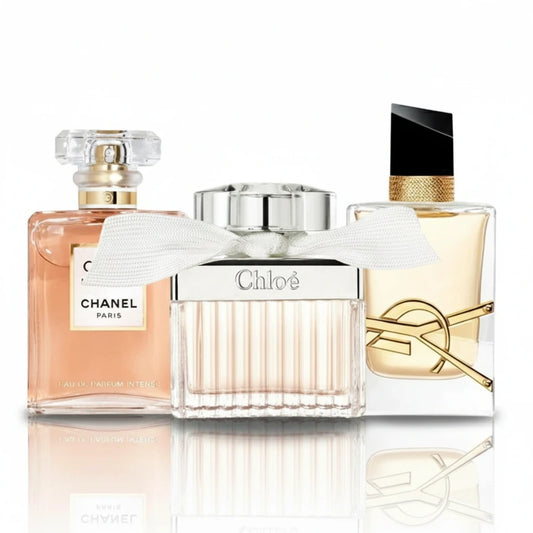 3er Damen-Parfumset — Elegante Essenz