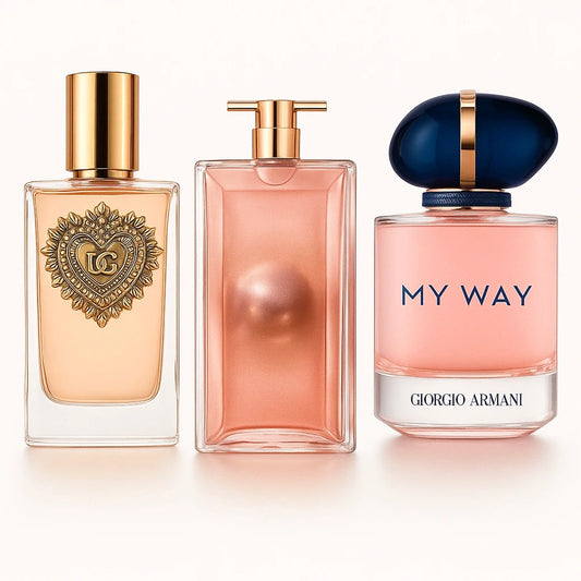 3er Damen-Parfumset — Strahlende Blüte