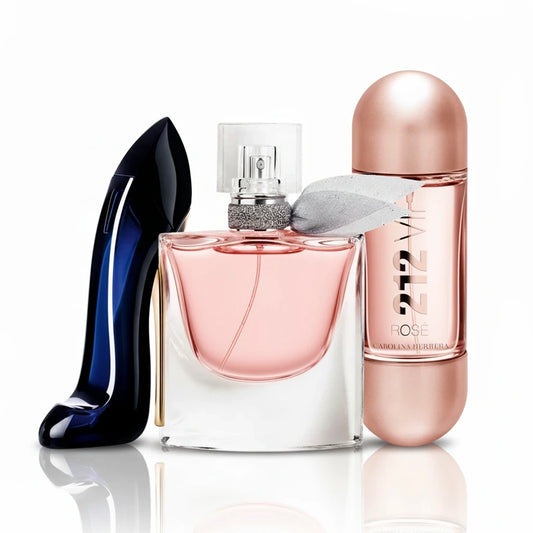 3er Damen-Parfumset — Festliche Blüte